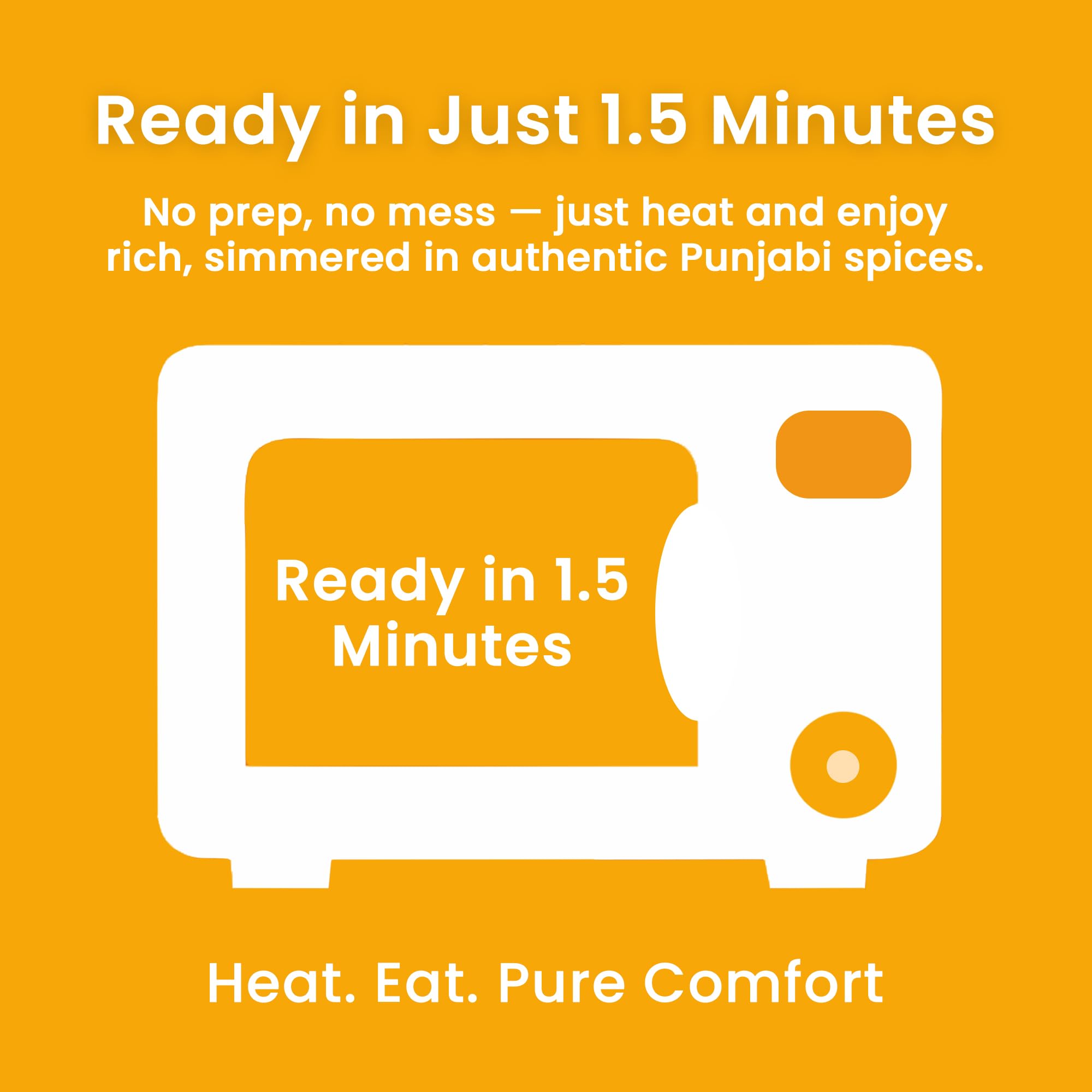 Meal Delight Jaipur Tempered Lentils, Indian Ready to Eat Lentil Curry, 12g Protein & 12g Fiber per Pouch, Plant-Based Gluten-Free, No Preservatives, Halal & Kosher Certified, Ready in 1.5 Minutes, Shelf-Stable Pouch, 10 oz Pack of 3 - 4