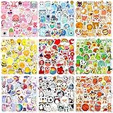 1000Pcs Cute Water Bottle Stickers, Stickers for Kids, Vinyl Waterproof Cool Scrapbook Stickers Pack for Laptop Skateboard Computer Guitar, Mixed Colorful Stickers for Teens Kids Boys Girls