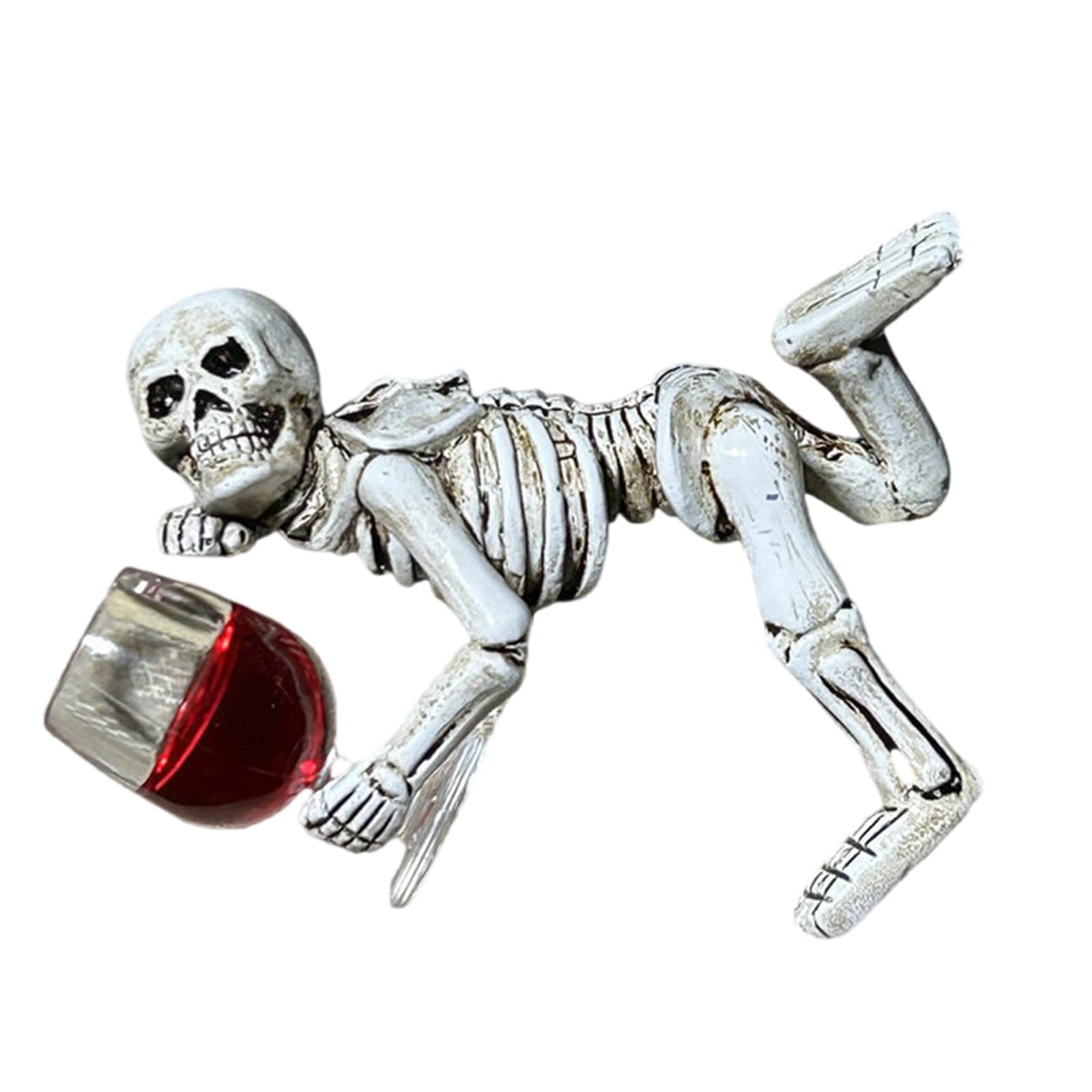 Mllepjdh Halloweens Skull Statue Flower Pots Huggers Skeleton Figurine Garden Decors Outdoor Plant Hangers Decors for Yard Ornament Decorative Plant Hangers Outdoor