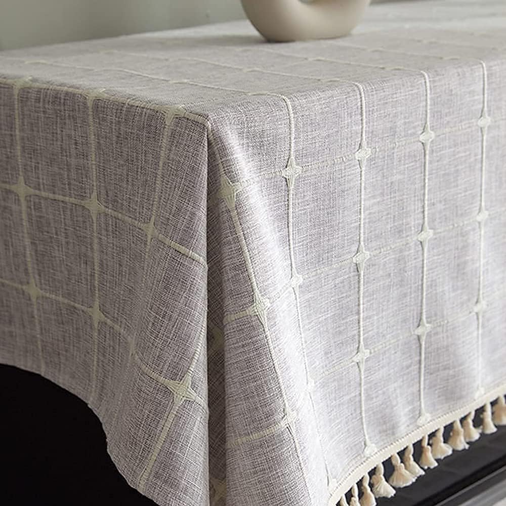 Upright Piano Cover Set Fashion Dustproofing Cover Piano Cover Top Cover Standard Upright Piano Keyboard Cover Chair Cover Set Dustproof Cover Simple Plaid Th(Gray-Single Chair Cover