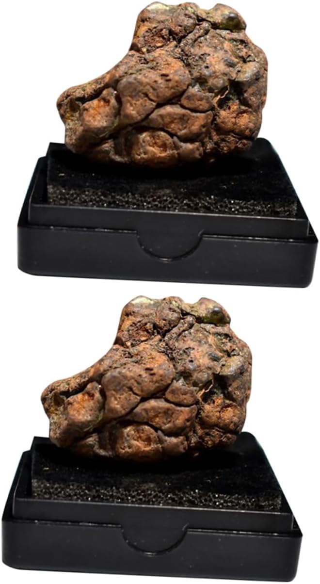 Mobestech 4 Pcs Olive Meteorite Lithosiderite Meteorite Moon Meteorite Kidcraft Playset Cable Rods Meteorite Model Dining Table Decor Toy Teaching Tool Child Puzzle Accessories