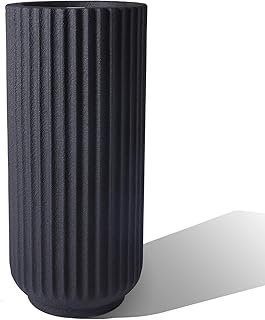 31.5 Inch Tall Roman Column Concrete Planter（14.2Dx31.5H，36 Pounds）,Dura...