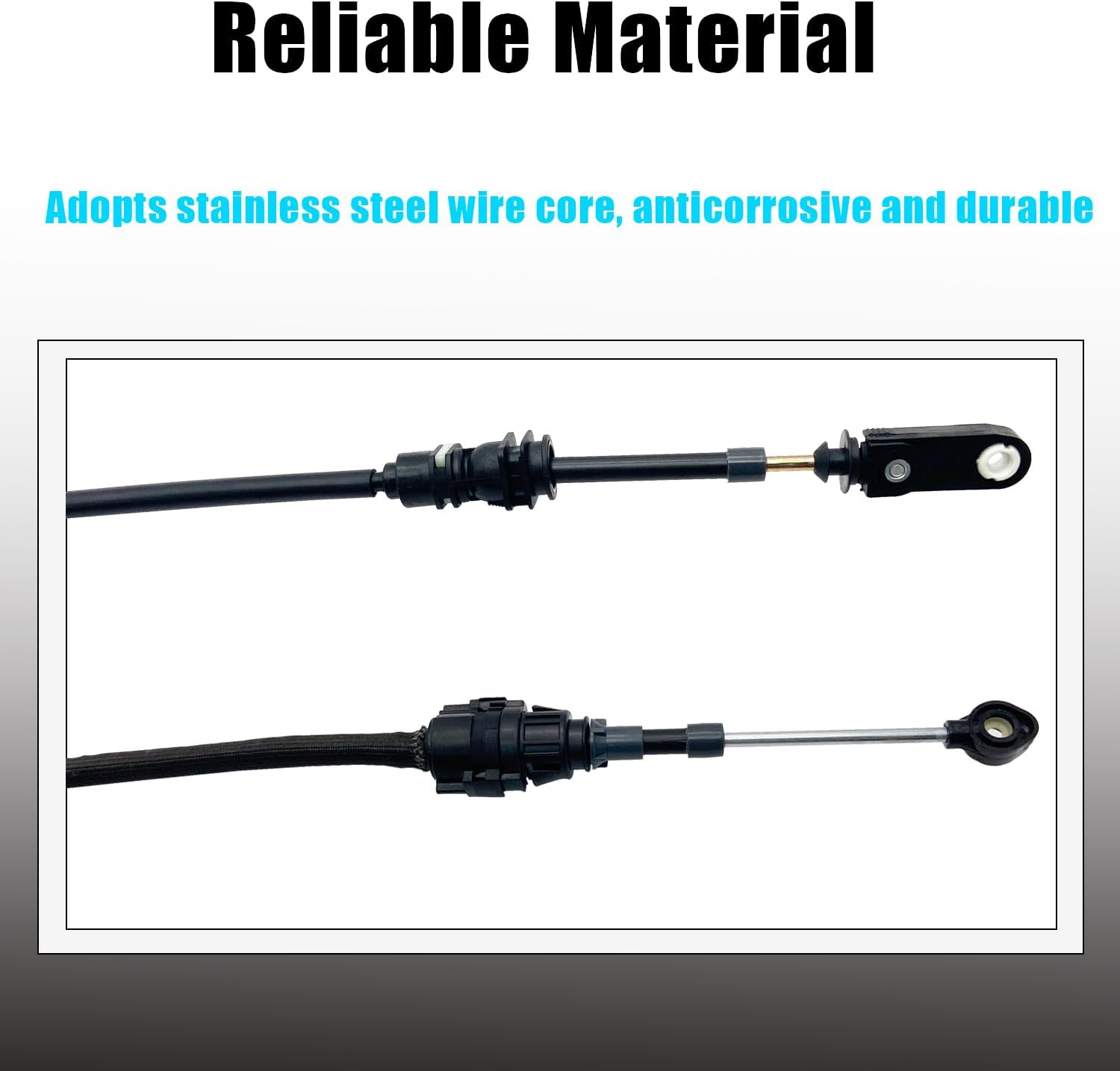 WayJun 4578758AE 5 Speed Automatic Transmission Shift Cable Compatible with Chrysler 300 2011-2014, Dodge Charger 2011-2014, Challenger 2011-2014