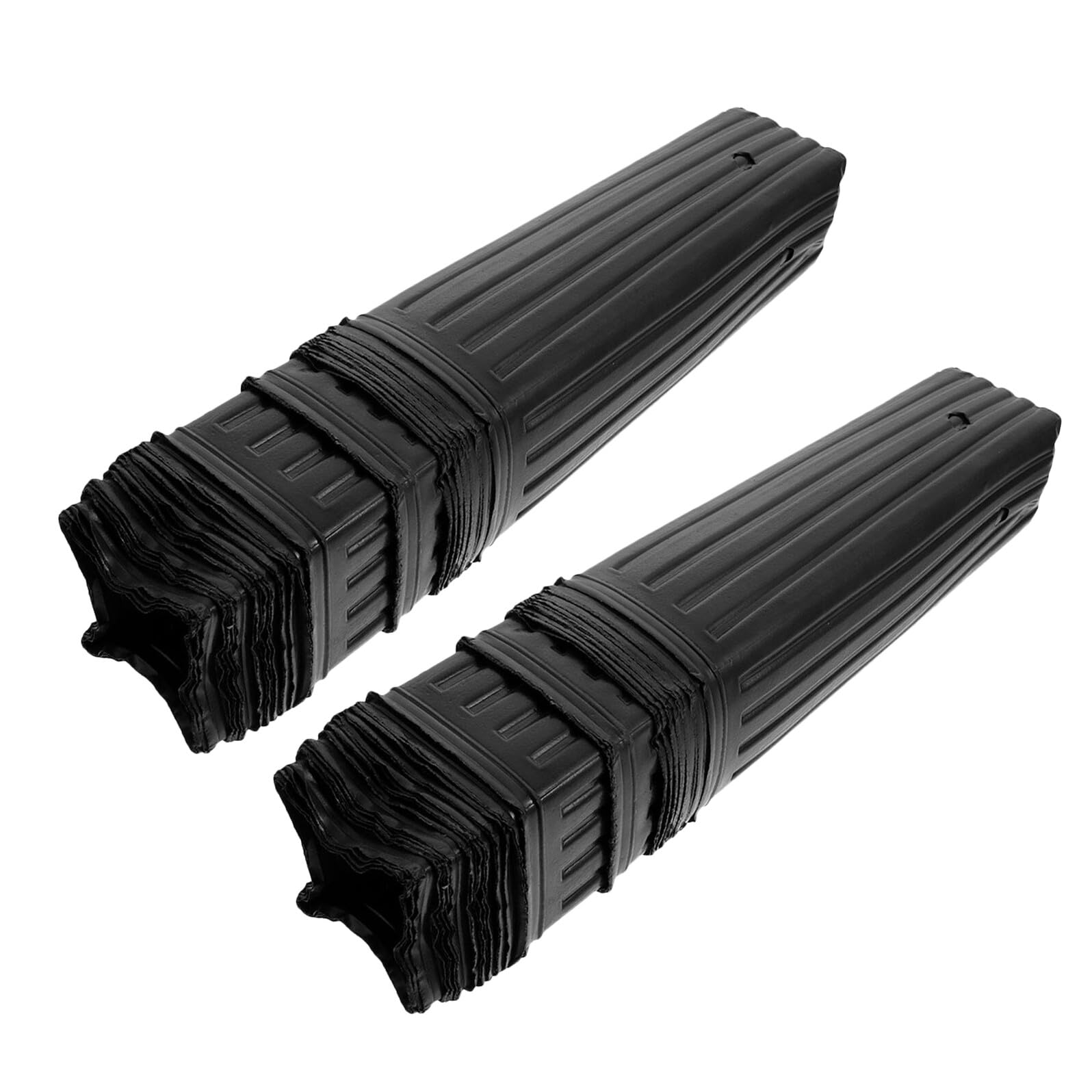BESPORTBLE Pots de Pépinière en Plastique Noir 80 Pcs Pots Profonds 10X30 CM Trous de Drainage Jardinières Élancées Réutilisables pour Semis Culture Intérieure et Jardin Réutilisable