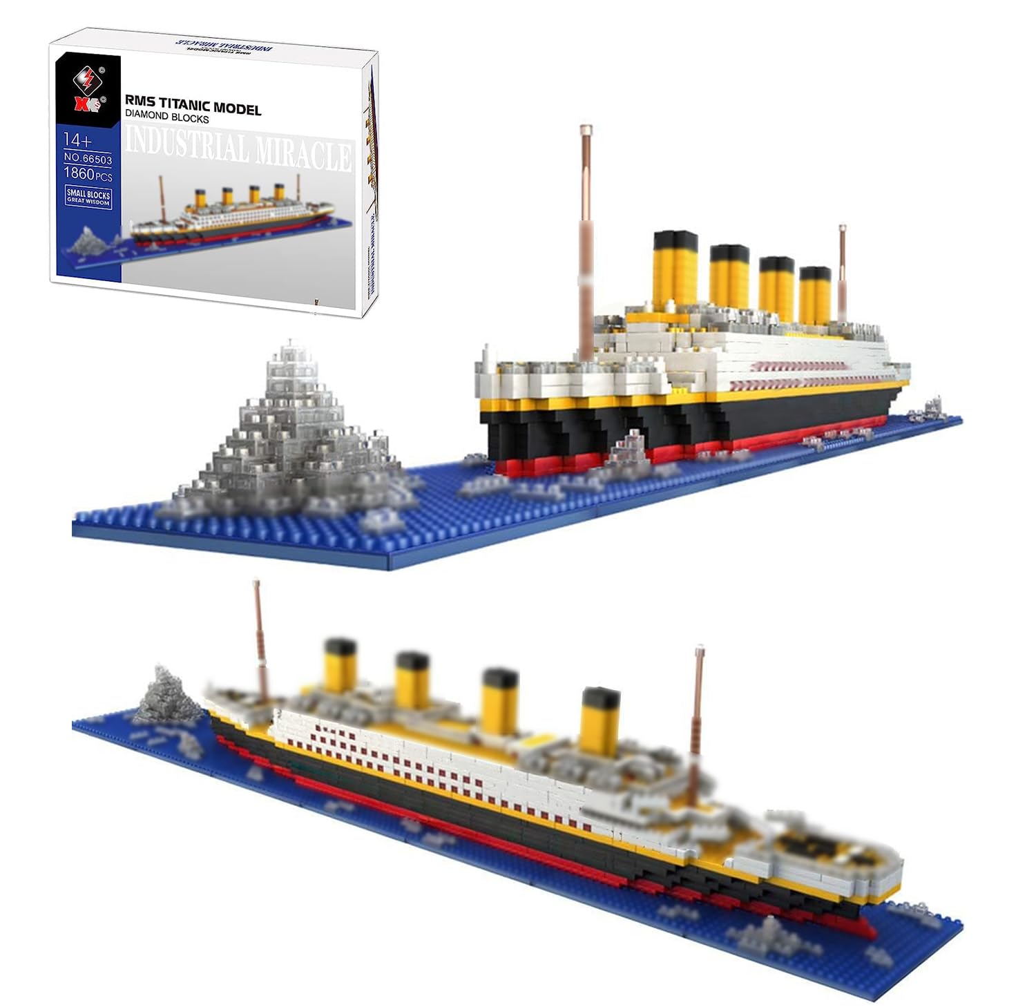 Kit De Bloques De Construcción Titanic, 1860 Piezas | Envío gratis