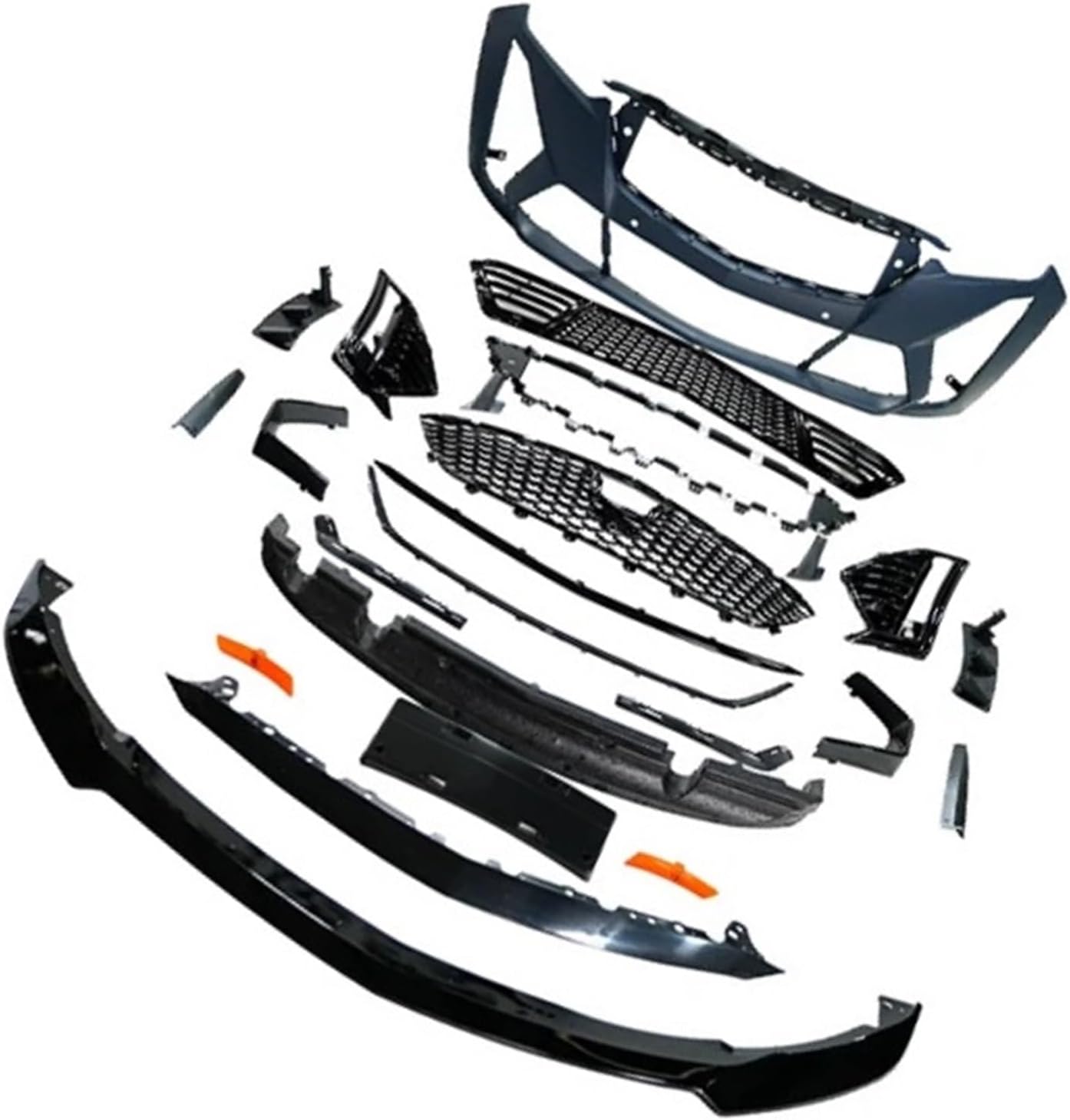 専用 Puig（プーチ） Puig 21858N DOWNFORCE RACE SIDE SPOILERS [BLACK