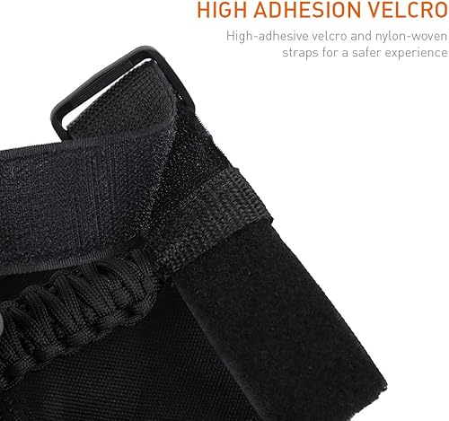 Miniatura 2 de Savadicar 2 asas de agarre para Jeep Wrangler YJ TJ JK JL y Gladiator JT 1987-2023, UTV, ATV, accesorios interiores, color negro