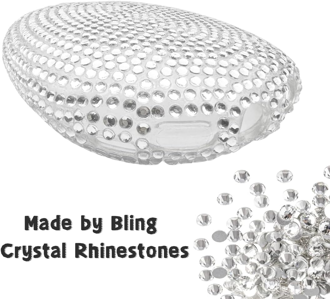 Crystal Cover for Airpods Max, Bling Rhinestone Apple Headphone Case Sparkling Cute Glitter Airpod pro max Ear Covers Protective Accessories - Image 3