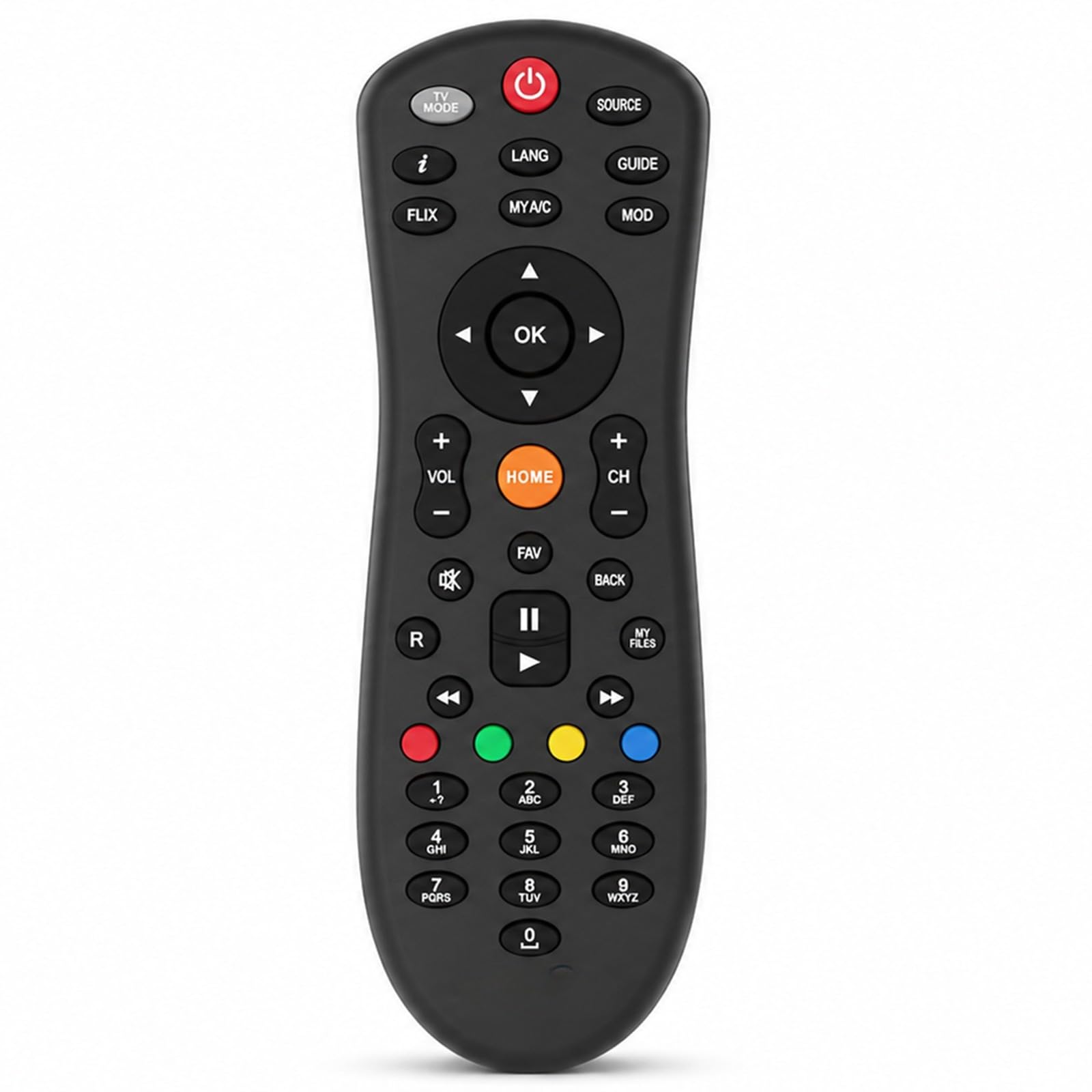 Dish TV Remote Control Compatible with All Dish TV SD/HD DTH Set Top Boxes | Replacement Remote for Recording & Non-Recording Dish TV Receiver (Black)-image-37
