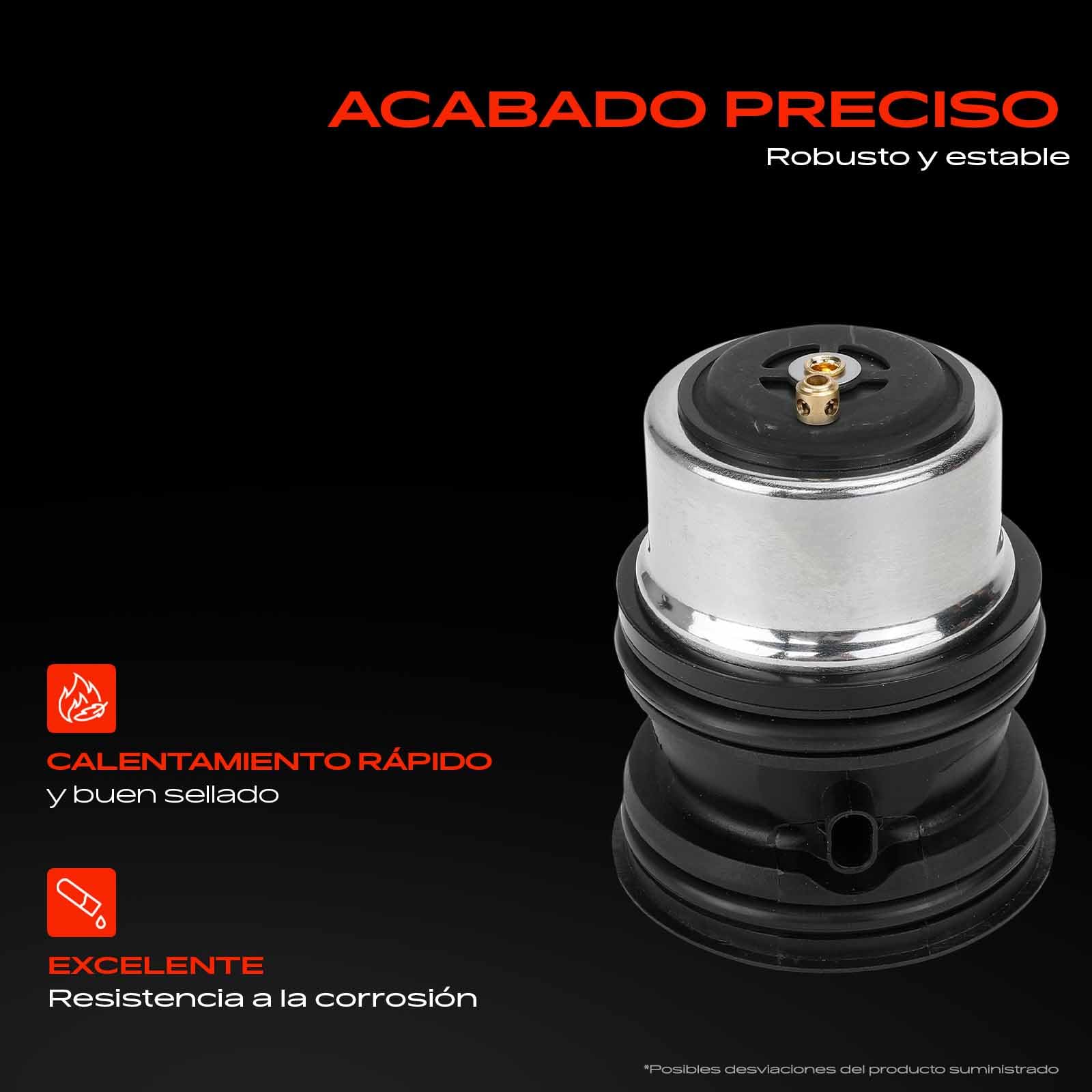 Frankberg Termostato refrigerante gasolina 94810603401 | Compatible con: C.a.y.e.n.n.e 92A, P.A.N.A.M.E.R.A 970, M.A.C.A.N 95B