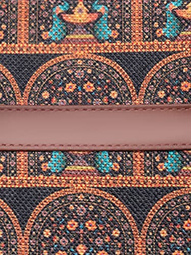 Image of ZOUK Urban Escape Bag | Stylish Vegan with Laptop Compartment, Trolley Sleeve & Anti-Theft Pocket |