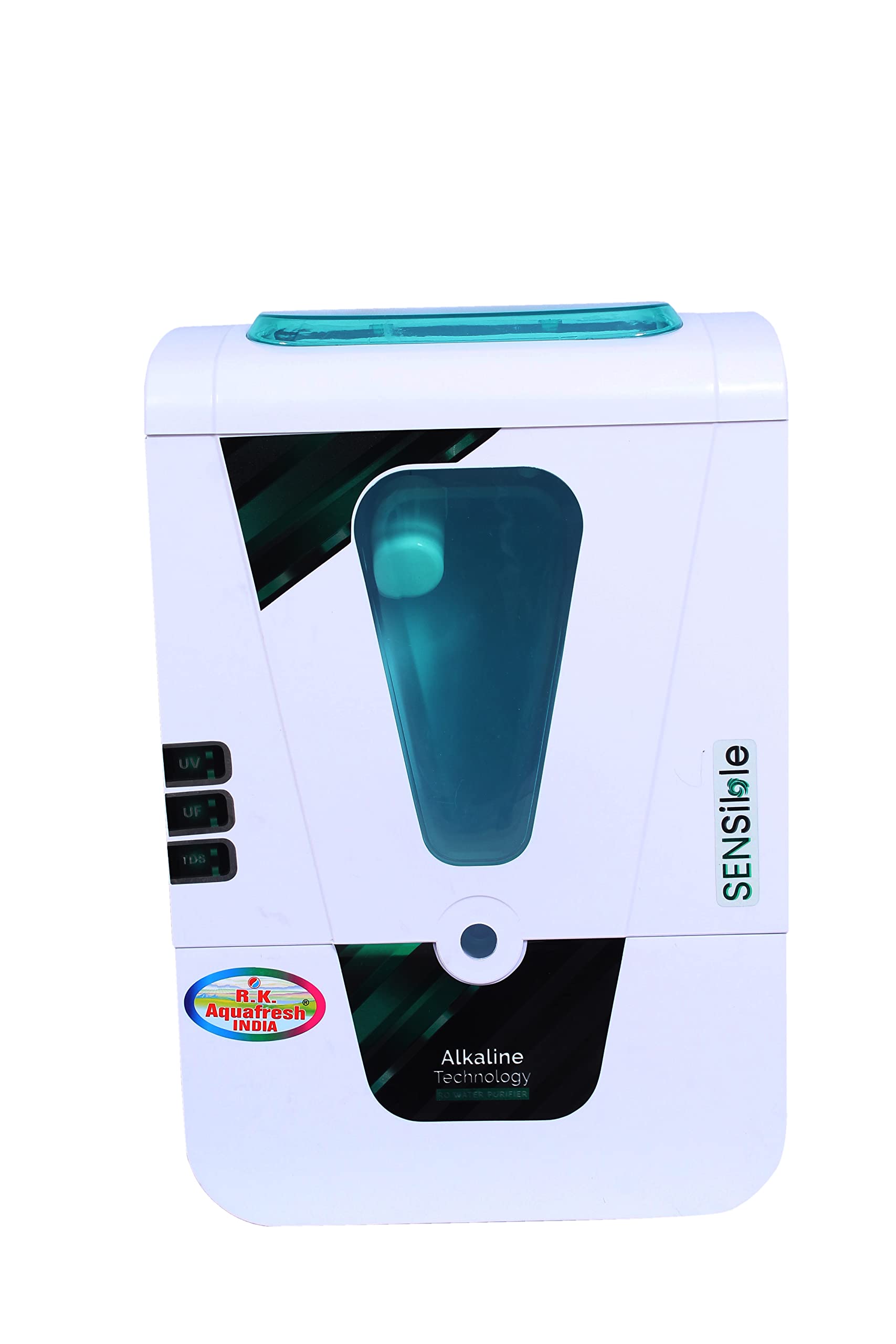 R.k. Aqua Fresh India Premium Plus Sensible 6Ltrs(Ro+uv+Alkaline,Copper Enriched)6 in 1 For Home Office Free Pre Filter Bowl (6 Liters White) 100% Food GradeWork Upto 2500Tds Best For Home & Office