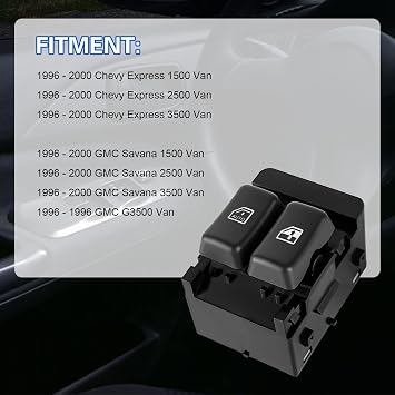Driver Side Master Power Window Switch for Chevy Express 1500/2500/3500