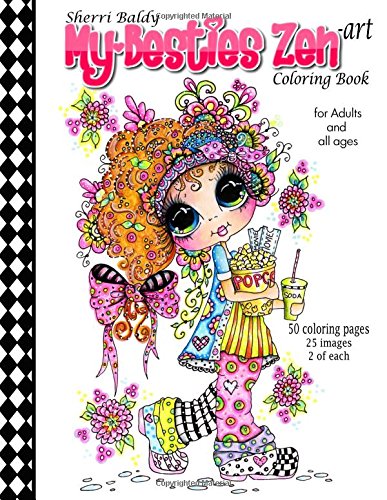 Sherri Baldy My-Besties Zen Art Coloring Book