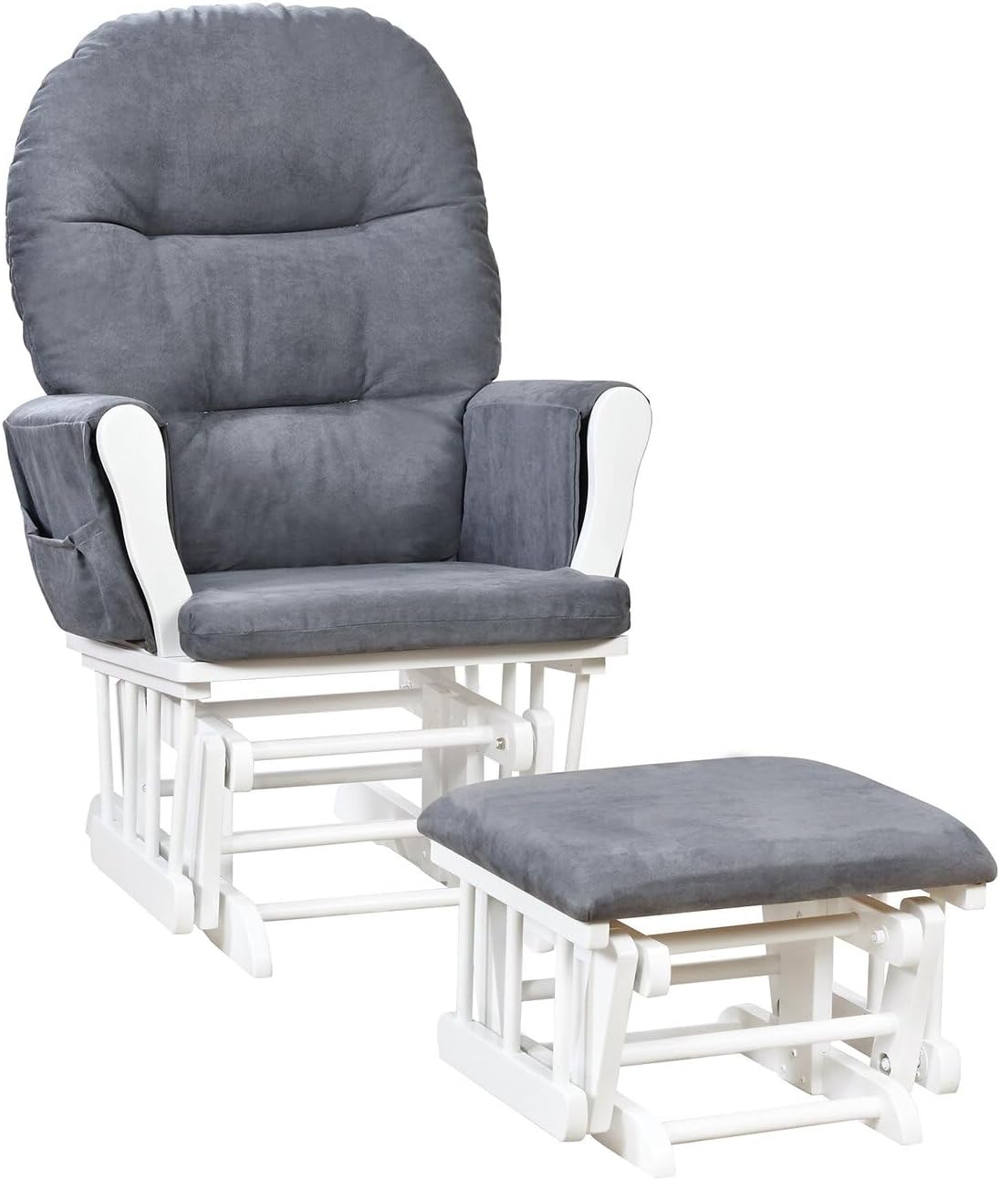 Nursery Glider & Ottoman Sets, Reclining Swivel Glider