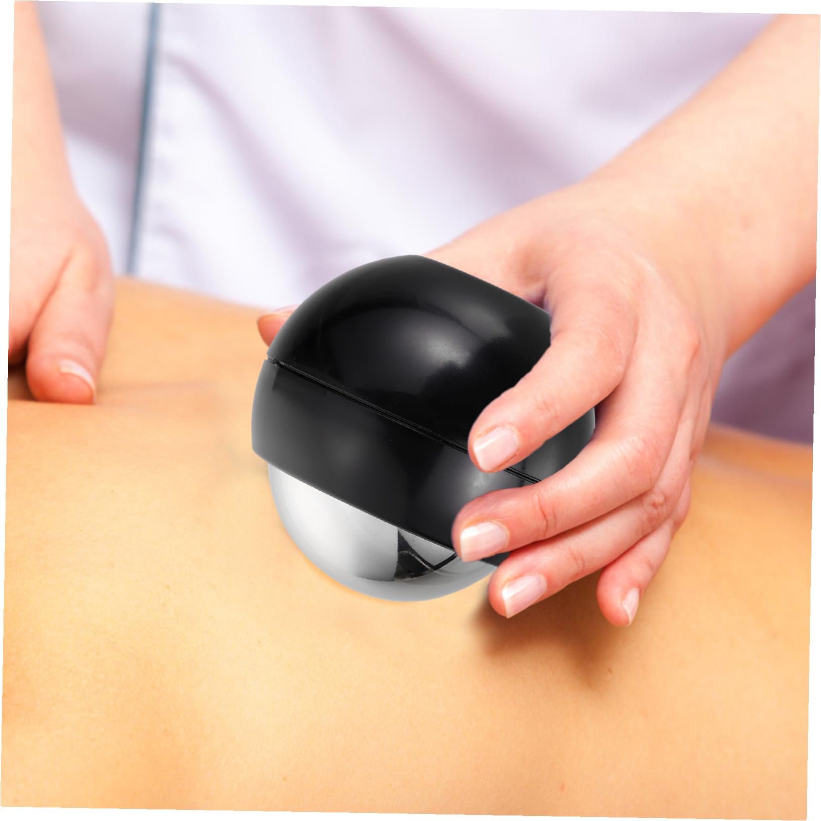 Bola de Masaje Portátil para Aliviar Músculos, Rodillo Térmico y Diseño Ergonómico, para Fitness y Yoga