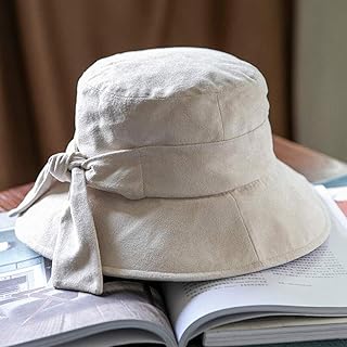 CJC Cappelli da Pescatore per Uomo Donna, Packable All'aperto Cappello da Sole Viaggio Pesca Cappello da Pescatore (Color : off-White, Size : 54-59cm)
