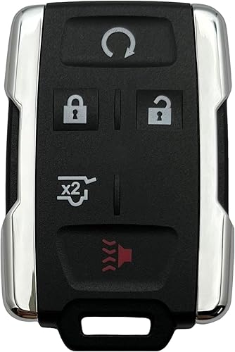 Miniatura 4 de Funda de repuesto para llavero inteligente sin llave para GMC Yukon Sierra 1500 Chevrolet Suburban Tahoe 2014 2015 2016 2017 GMC Yukon Sierra 1500