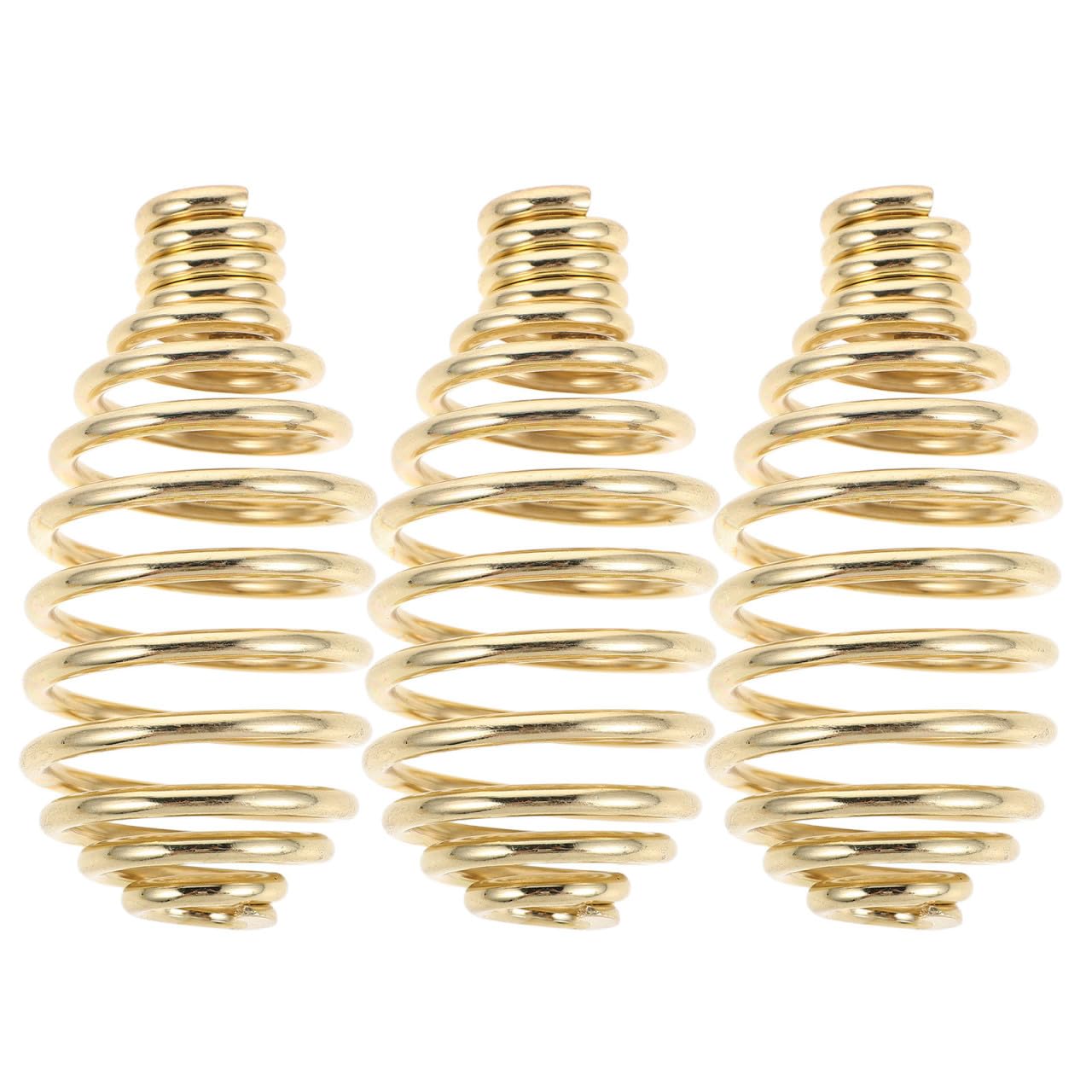Manija en espiral de acero dorado Amosfun para estufas y calderas