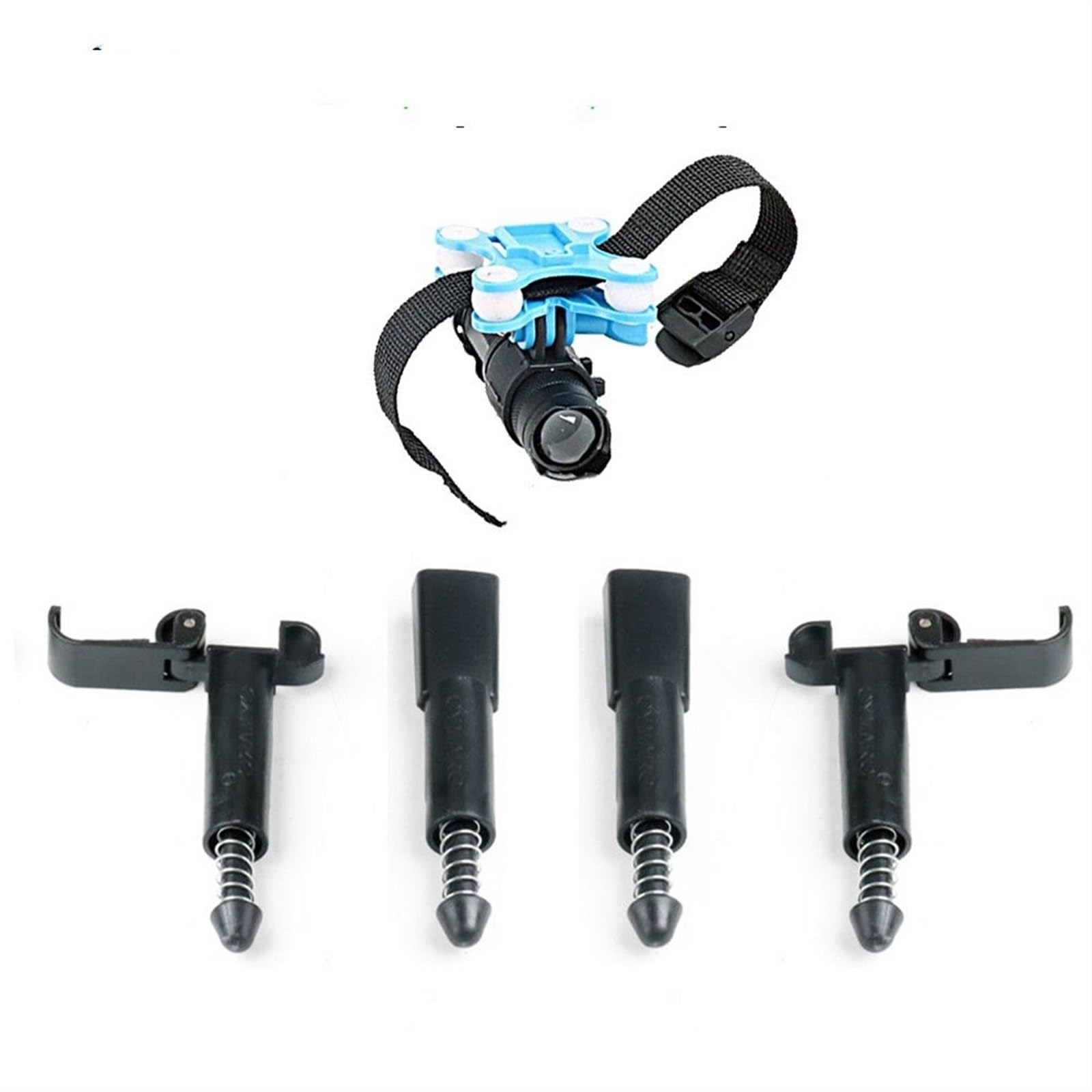 Stopka sprężynowa jest dla Hubsan H117S Zino Pro Zino Pro + zino Pro Plus części zamienne do bezzałogowych statków powietrznych Zamienne ostrza do dronów(4)