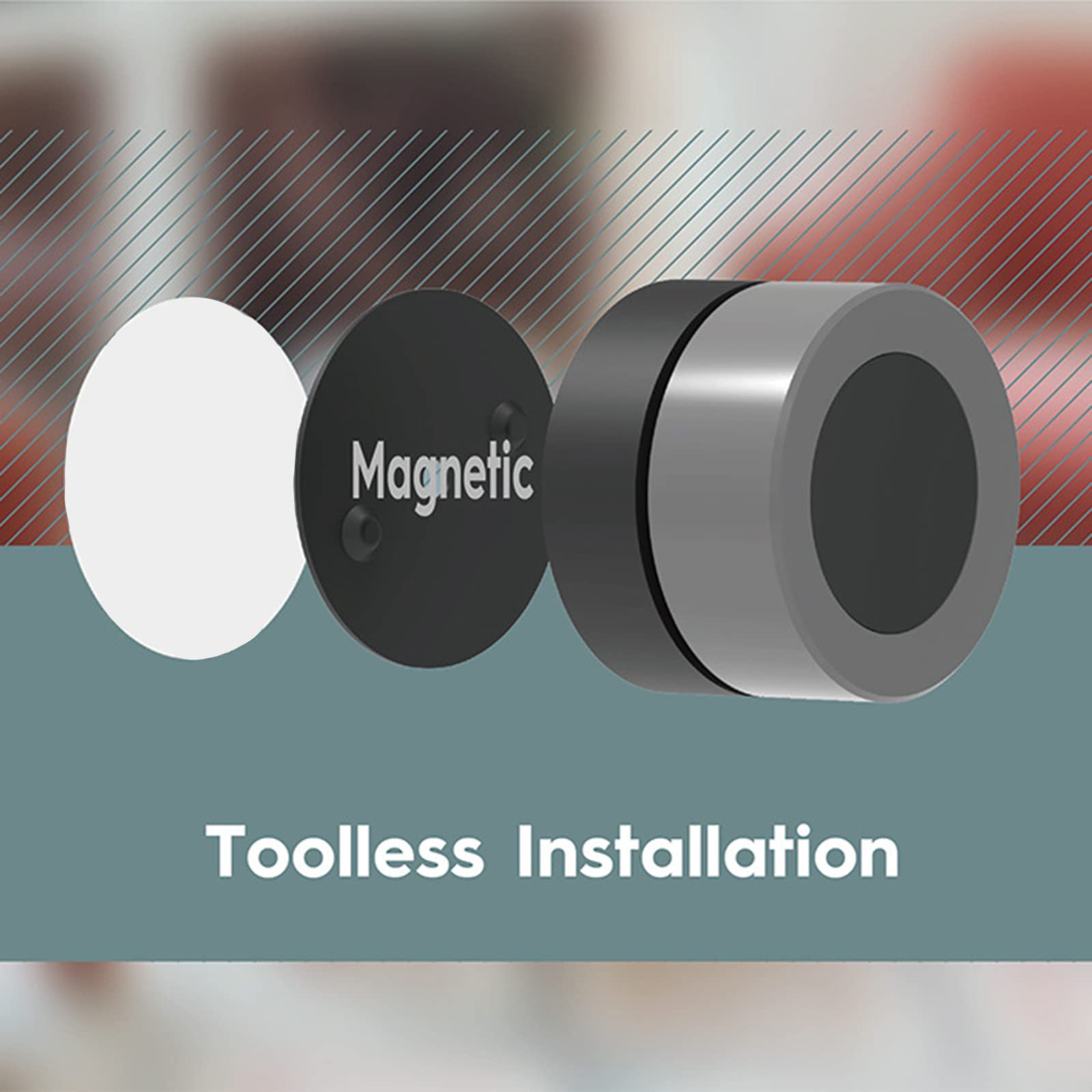 para Tuya para ZigBee - Interruptor inteligente inalámbrico para cambio de escena inalámbrico, escenario de automatización, funciona solo con para Tuya para ZigBee Hub 4 unidades
