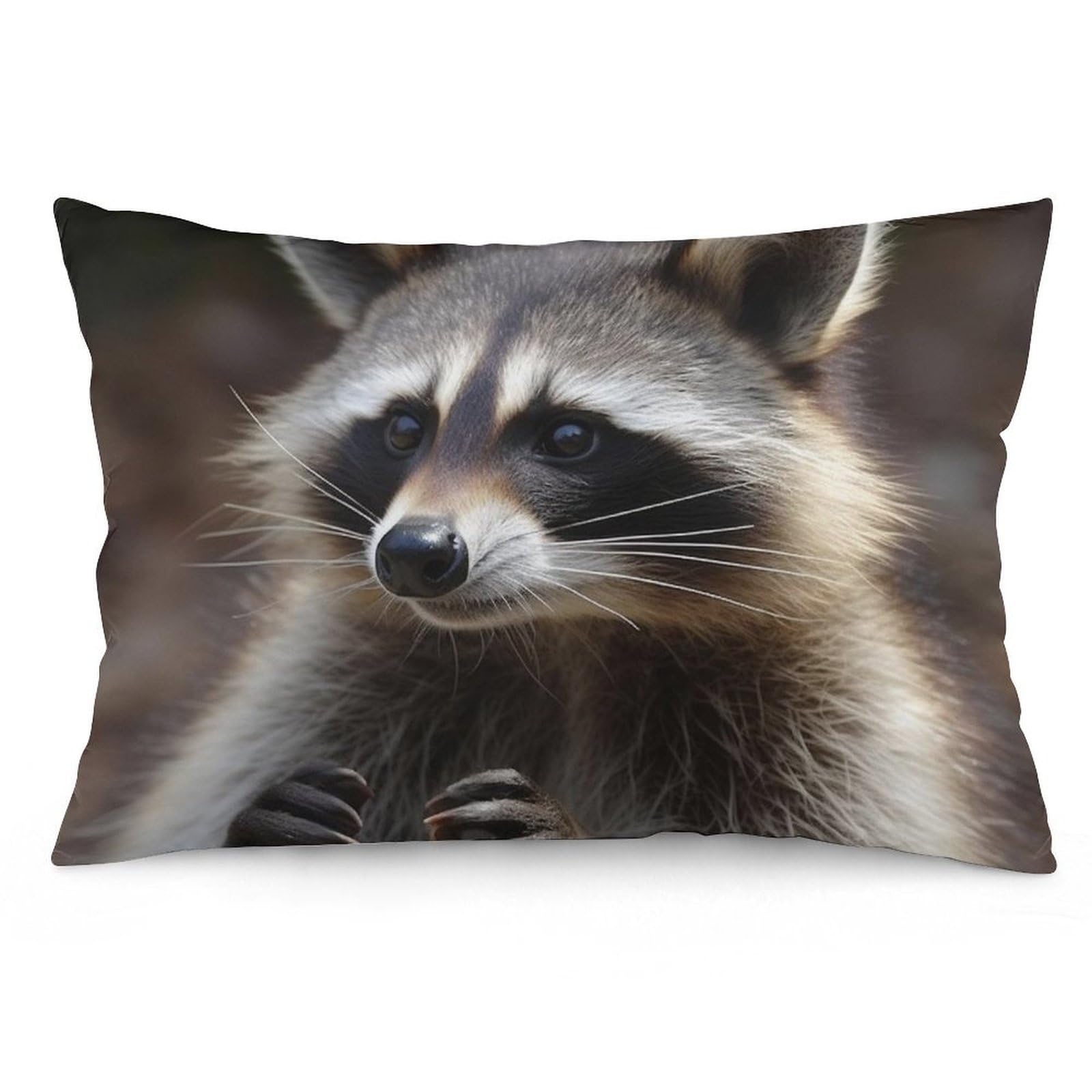 NTVOWPZO 2 Pack Decoration Throw Pillow Covers 16 "x24 Pillowcases Covers Raccoon Pillowcases Modern Farmhouse Home Decor Sofa Cushions Covers for Couch Bed Living Room