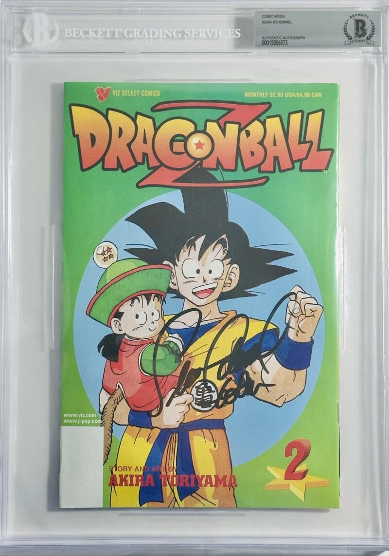 Amazon.com: SEAN SCHEMMEL SIGNED DRAGON BALL Z VIZ COMICS 2 COMIC