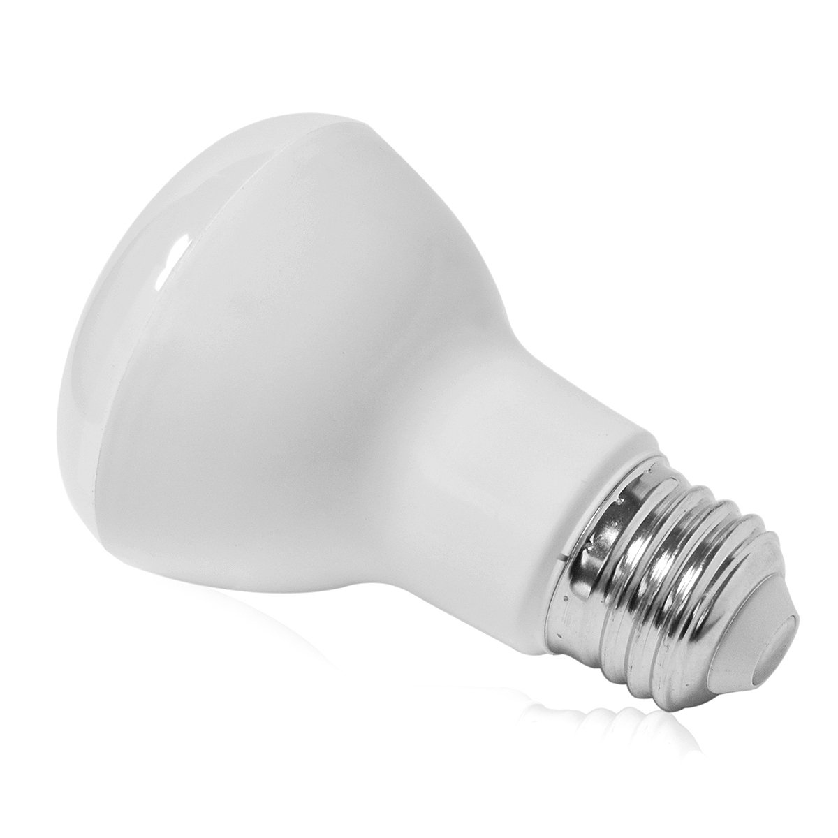 Paquete de 10 unidades BR20 E27 LED bombilla, 7 W LED blanco cálido (2700 K) bombillas, rosca Edison, equivalente a 50 W bombillas incandescentes, bombillas LED