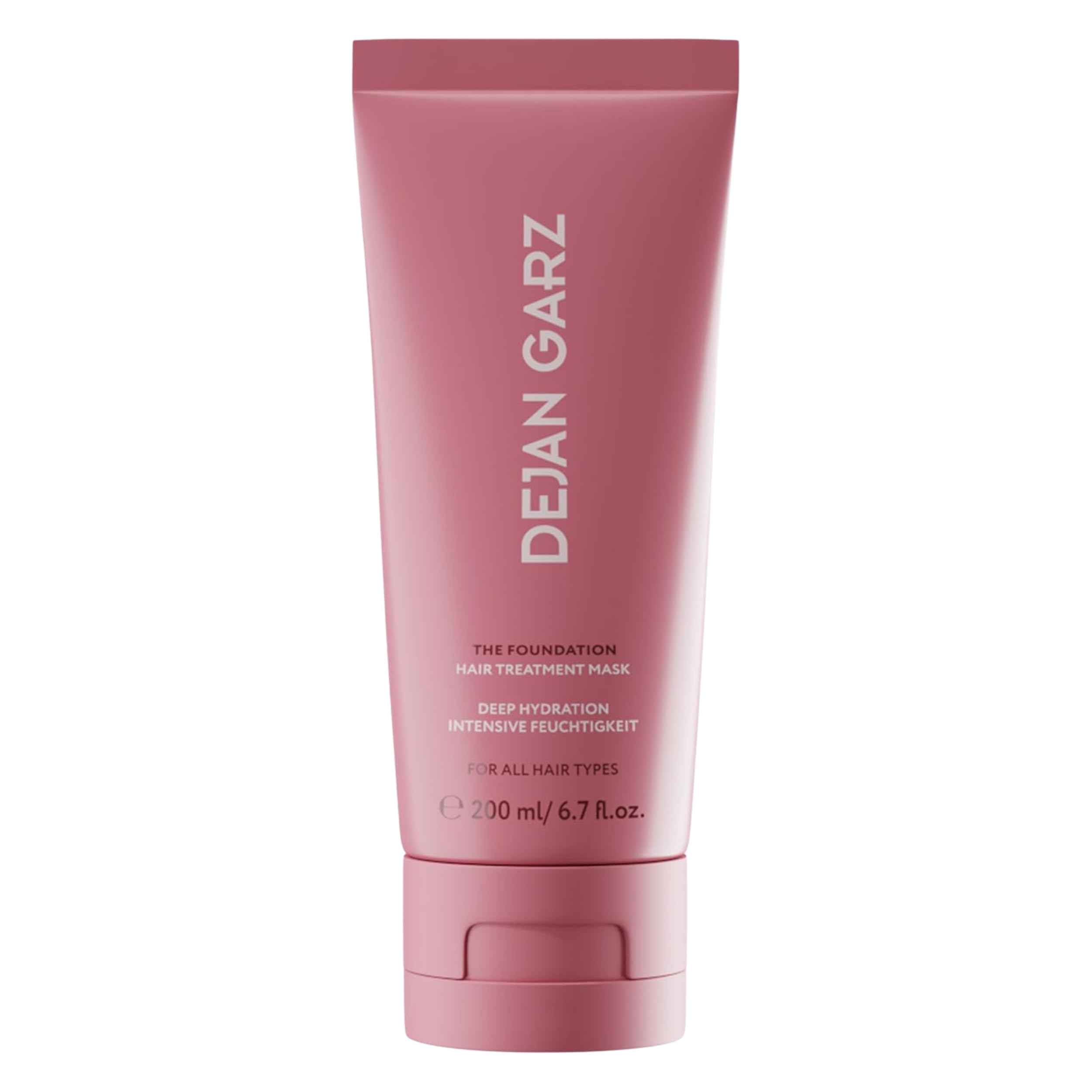 Dejan Garz Haarmaske für intensive Feuchtigkeit– The Foundation – Reichhaltige Haarpflege für trockenes & strapaziertes Haar – Mehr Glanz, Geschmeidigkeit & Kämmbarkeit (200ml)
