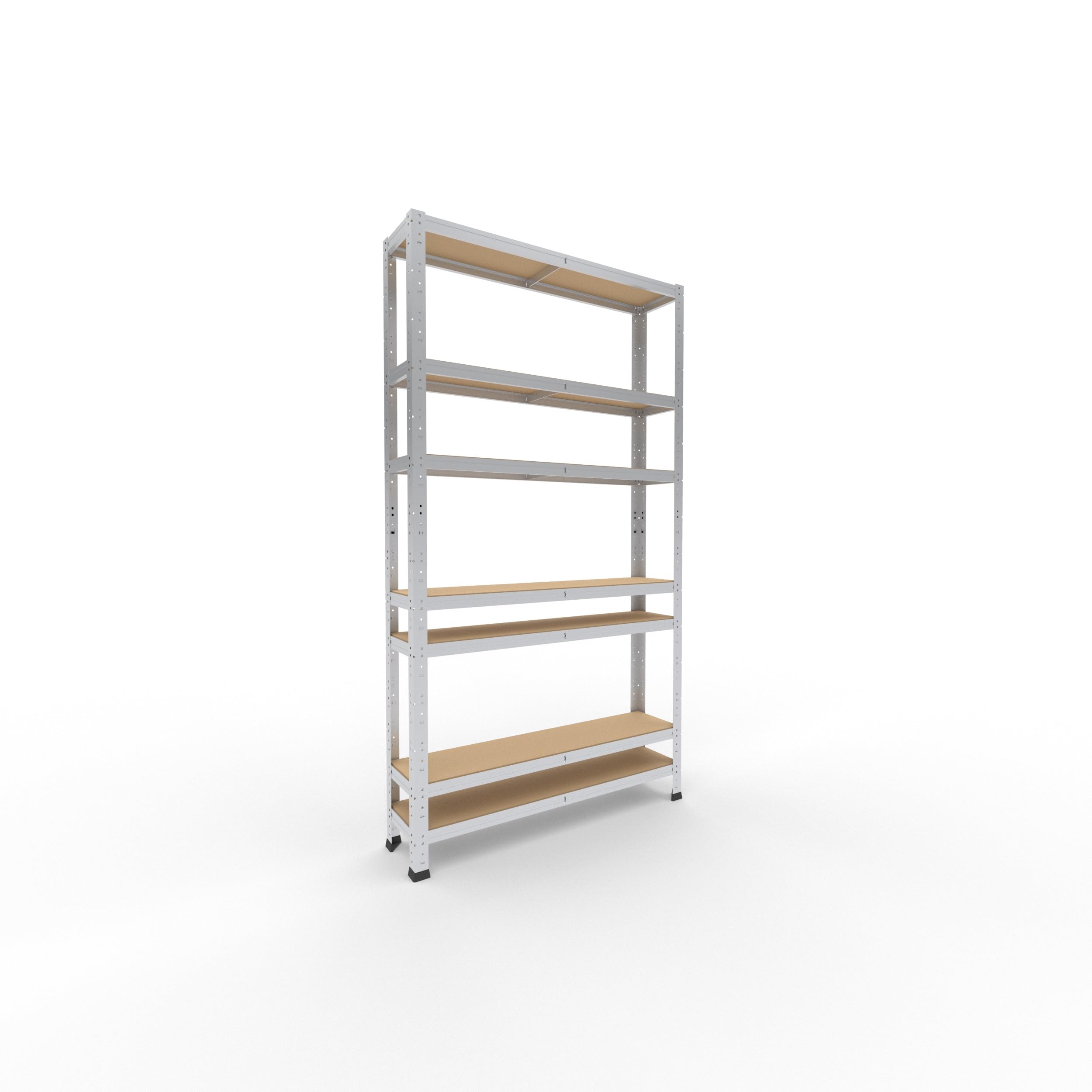 shelfplaza Home 180x100x23cm scaffale pesante zincato: 7x125kg