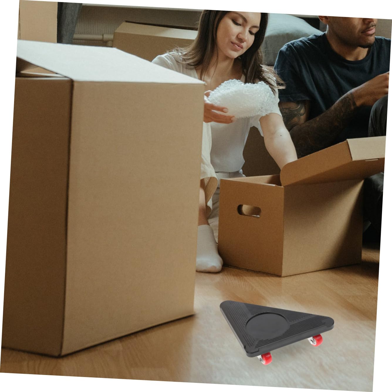 SHINEOFI Carrello a 3 Ruote per Trasloco Mobili Pesanti, Strumento per Spostare Divani e Elettrodomestici, Set 5 Pezzi per Sollevamento e Movimento Mobili Piccolo e Versatile per Casa e Ufficio
