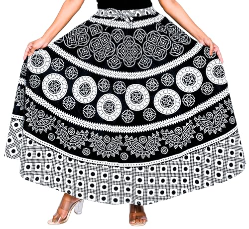 Image of Premium Cotton Skirt for Women with Pocket, Free Size