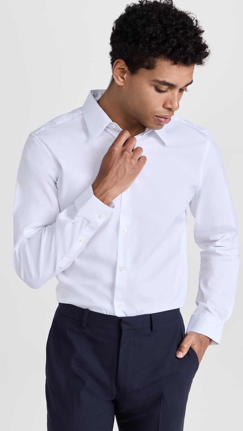 Theory Men's Sylvain Good Cotton Shirt - Image 3