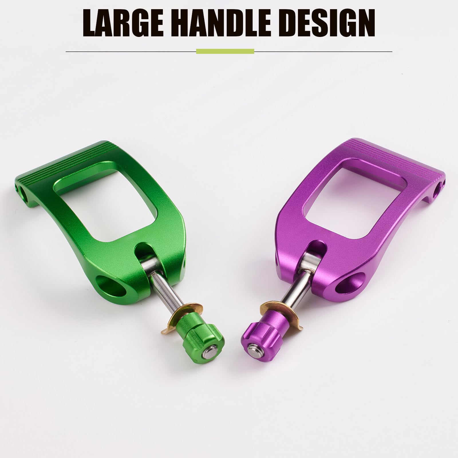 Abrazadera de liberación rápida para bicicletas plegables con aleación de aluminio mecanizada de precisión que garantiza un bloqueo seguro y un manejo suave, hebilla de liberación rápida