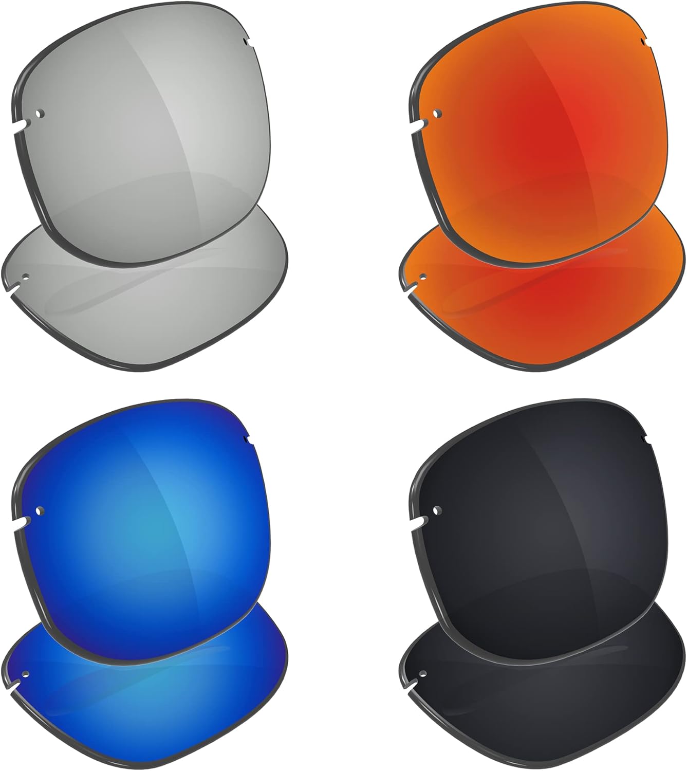 EZReplace Lentilles De Rechange Compatibles Avec Les Lunettes De Soleil