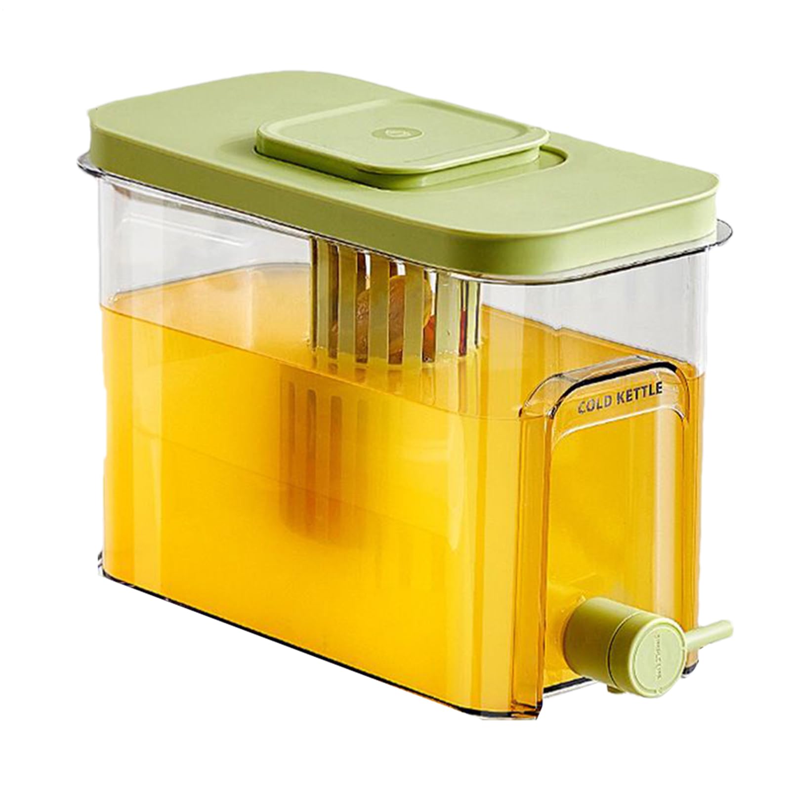 Récipient de distributeur de boissons froides et chaudes avec tenon de frigo