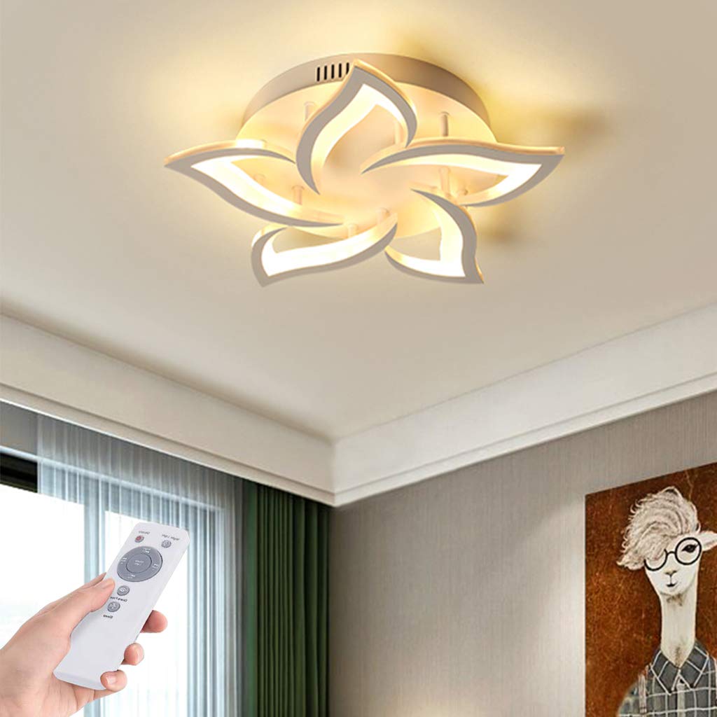 Plafonnier LED moderne anti-éblouissement pour chambre à coucher variable