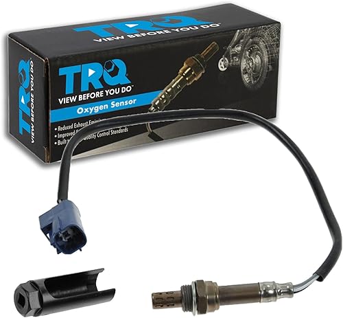 Vista 168 de TRQ Sensor de Oxígeno O2 de 4 Hilos de Banda Estrecha Compatible con VW Atlas 2.0L 2018-21, VW GTI 2.0L 2016-18, Audi A3 Quattro 2.0L 2015-18, VW