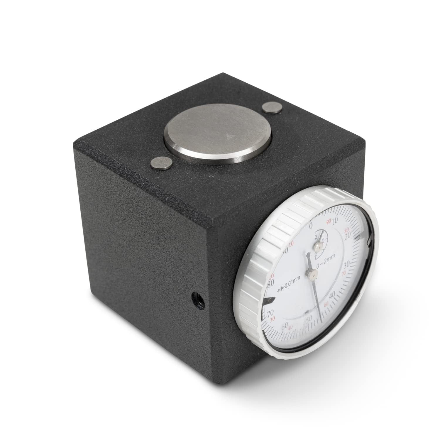 JAUGE DE MESURE AXE Z HAUTER 50 mm, Comparateur de précision échelle de valeur 0,01 mm, Base magnétic comparateur, Taille 10x9x10 cm