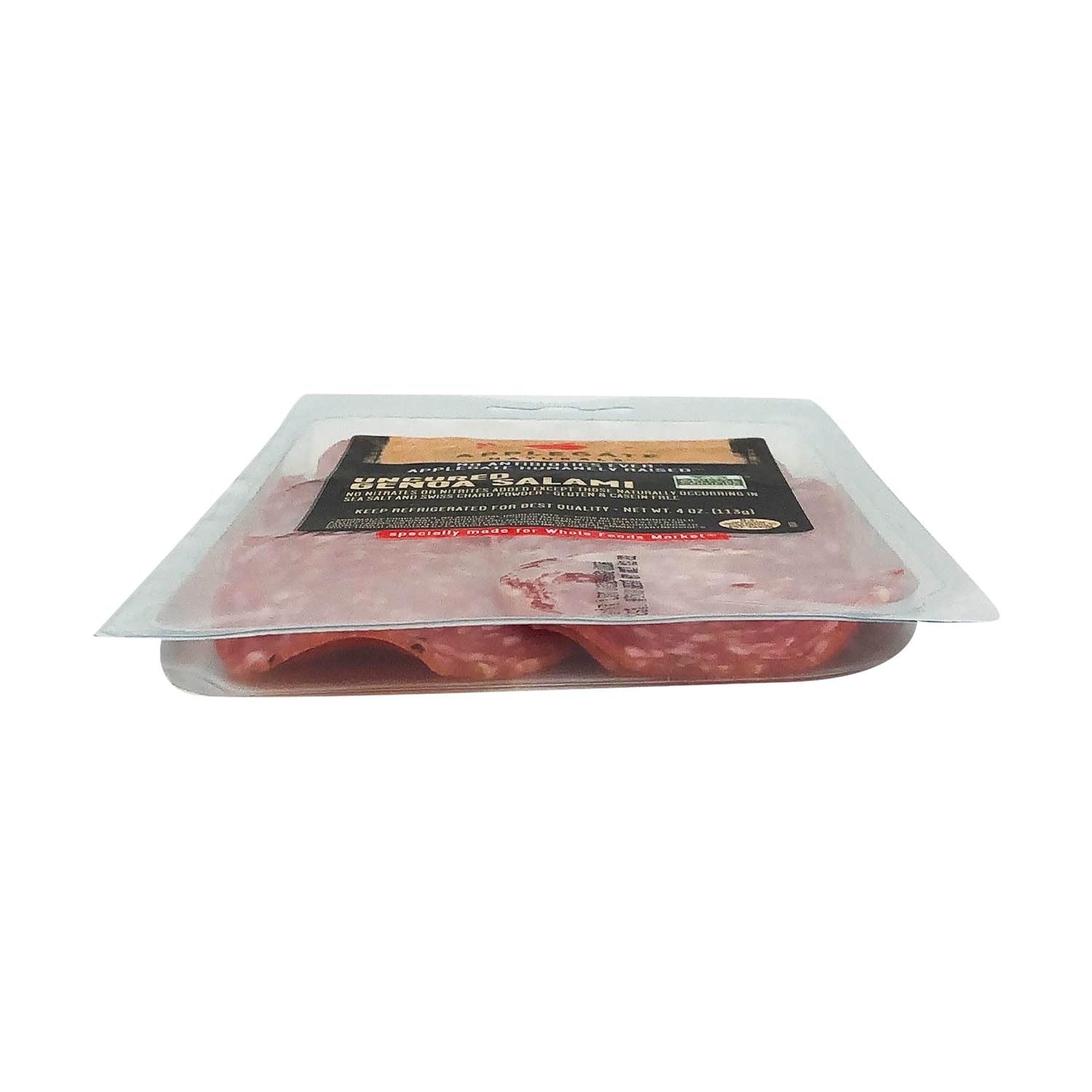 Applegate Farms Sliced Genoa Salami, 4 OZ