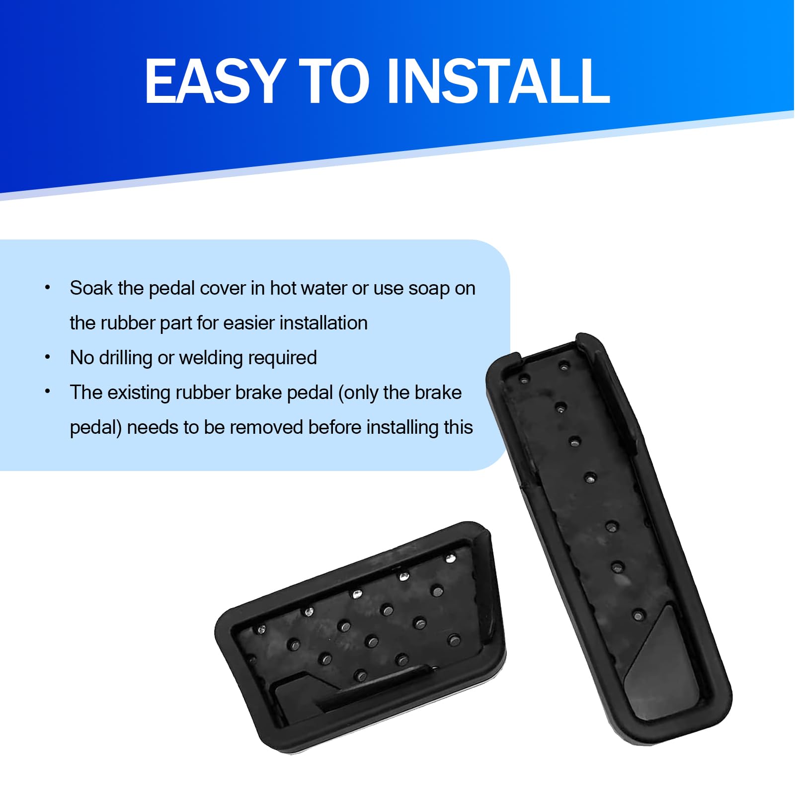 Amazon.com: leediga 2 Pack Skull Car Accelerator Pedal Covers, No