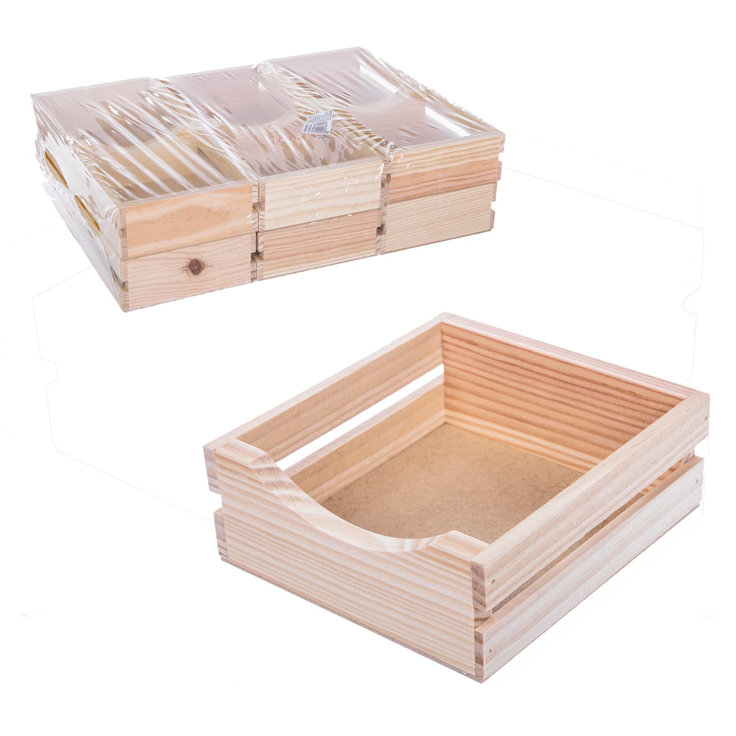 TWO TIGERS | Servilleteros Individuales Cuadrados | Madera Natural con Listones | 12 Unidades | Tamaño: 14 x 15 x 6 cm | Ideal Para Hostelería Bares Restaurantes | Para Servilletas Cocktail 12,5 cm