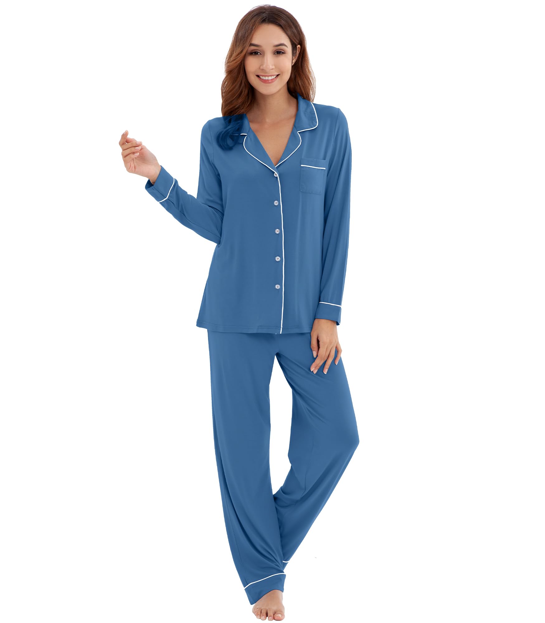 WiWi Viscose from Bamboo Women's Pajamas Set