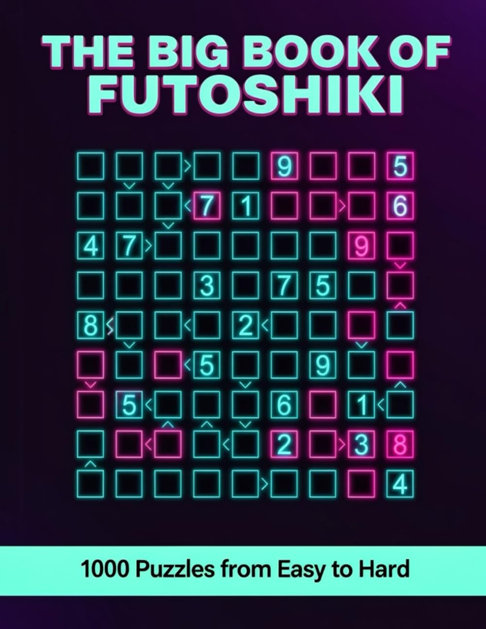 The Big Book of Futoshiki - 1000 Puzzles from Easy to Hard: Inequality Logic Grid Games for Adults - Puzzle Book with Full Solutions - The Ultimate Brain Challenge
