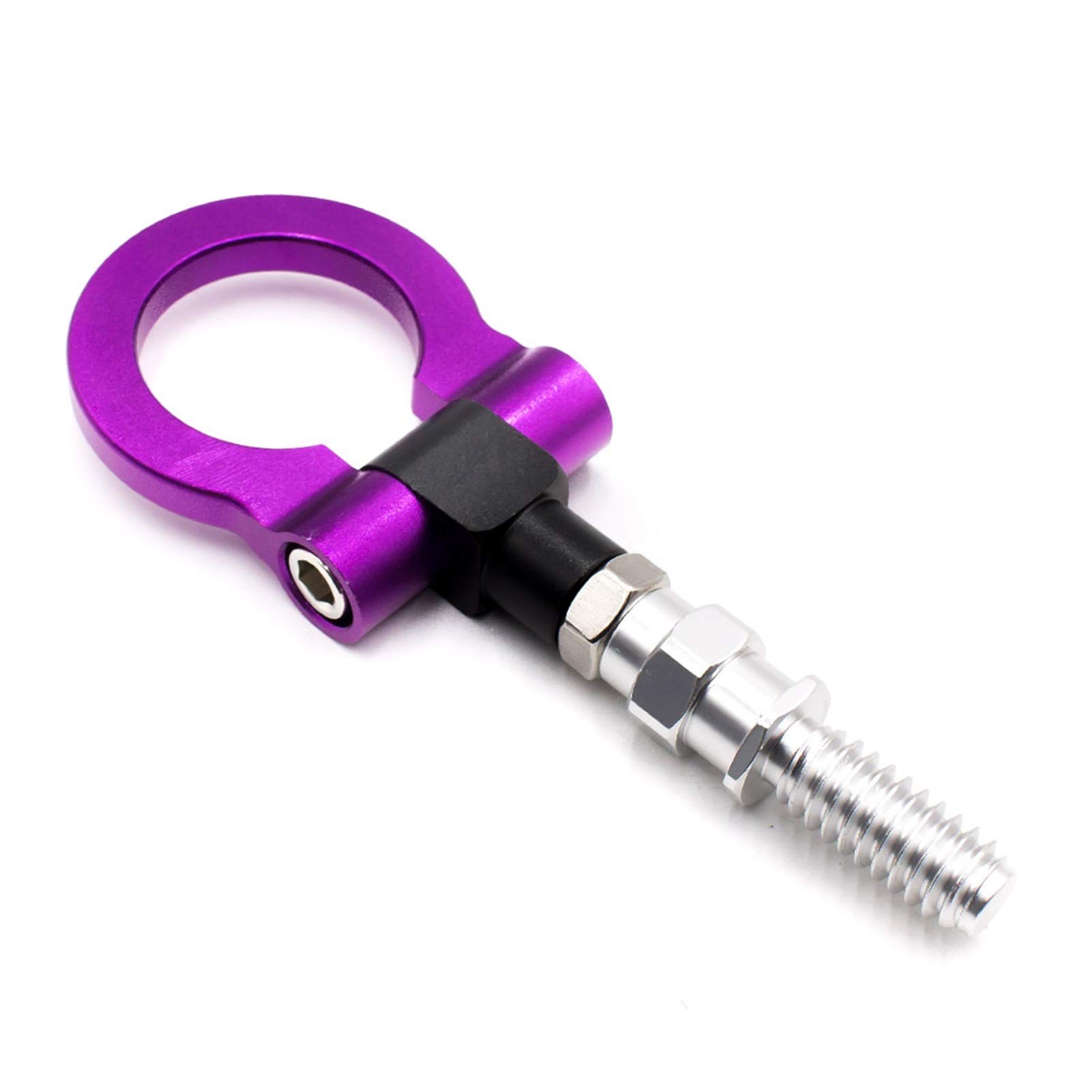 Haczyk holowniczy, Stylizacja samochodu Przyczepa Haki Naklejka Dekoracja Samochód Auto Tył Przód(Purple)