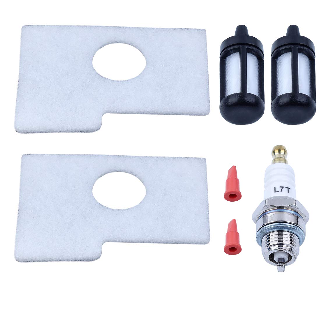 Haishine Air Filter Fuel Tank Vent Breather Spark Plug Kit for Stihl