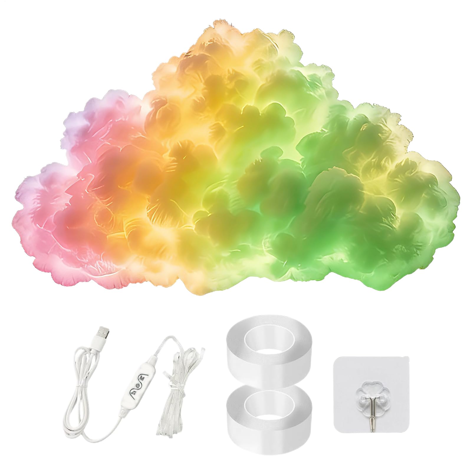 LED a Forma di Lampada Dinamica Multicolor Ritmo Musicale USB