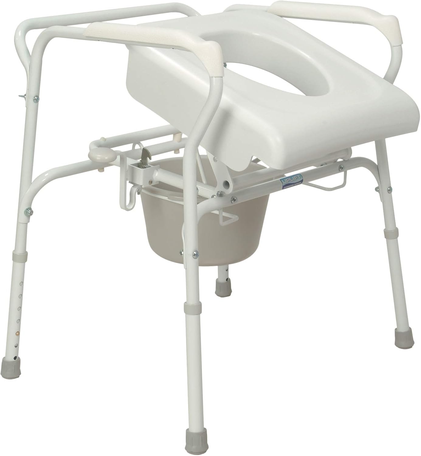 Amazon.com: Carex Commode Seat Riser - Toilet Lift Commode Chair For ...