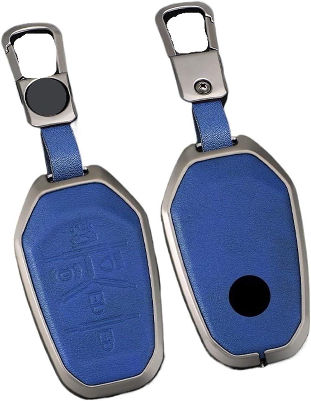 Ssang Yong G4 Rexton 2020に適合する車のキーケースオートチェーンスタイリングアクセサリー亜鉛合金+レザー保護