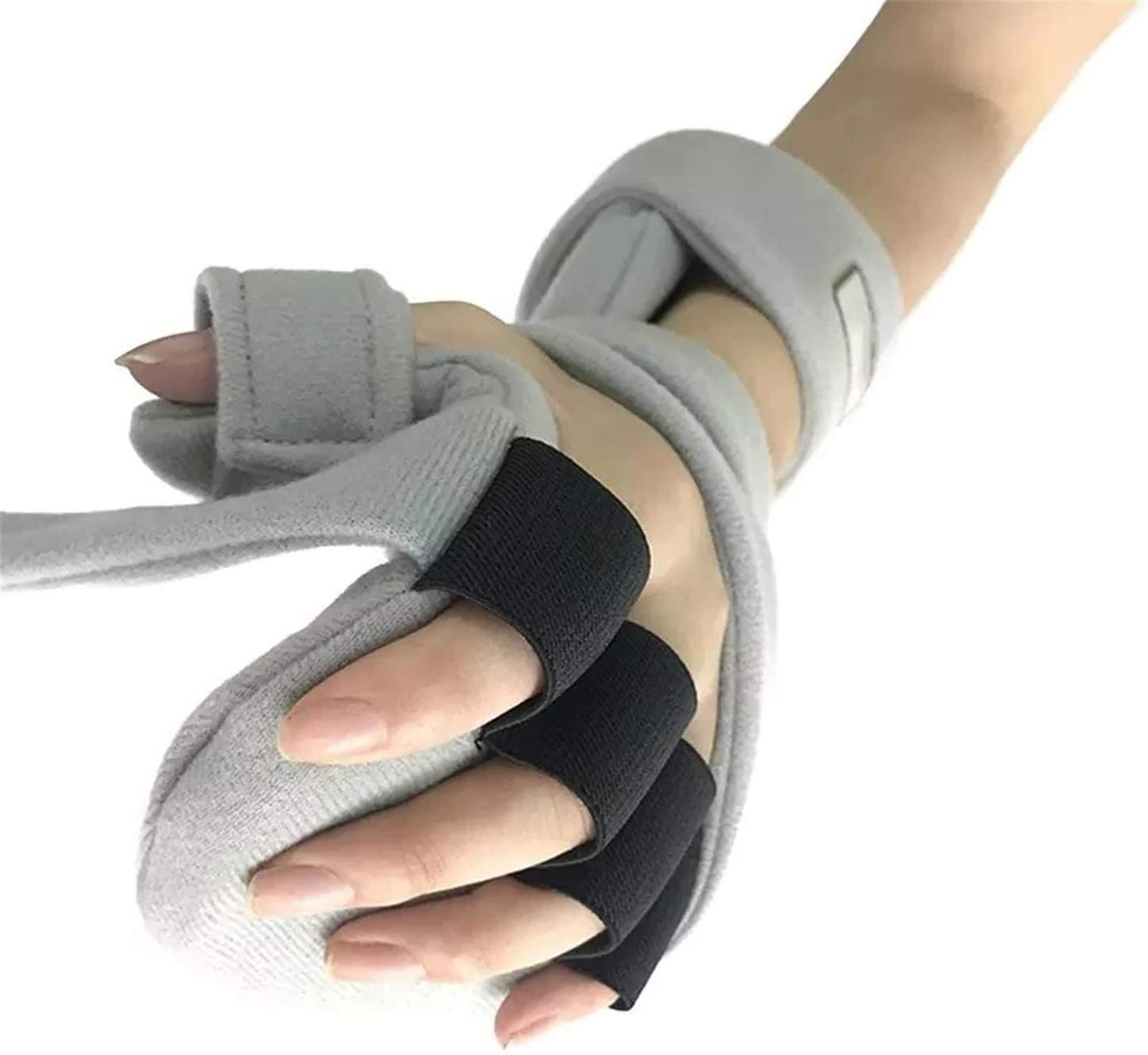 Ortesi per Dita Morbida E Funzionale Stecca per La Mano A Riposo Stecca per La Mano Notte da Polso Pollice Immobilizzatore Supporto per Dolore Tendinite Distorsione Frattura (Size : Left)